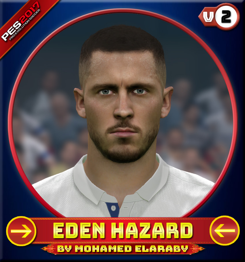 Eden Hazard New Face V2 PES 2017 PATCH PES New Patch