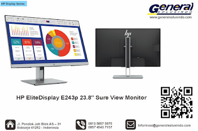HP EliteDisplay E243p 23.8" Sure View Monitor