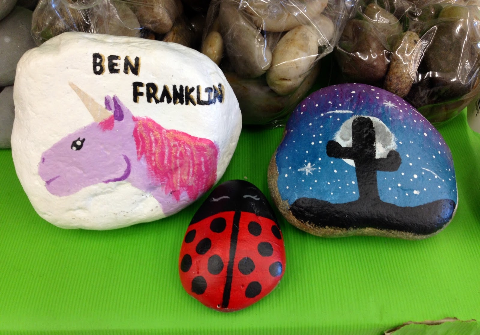 Ben Franklin Crafts and Frame Shop, Monroe, WA: Easy Rock Painting Ideas