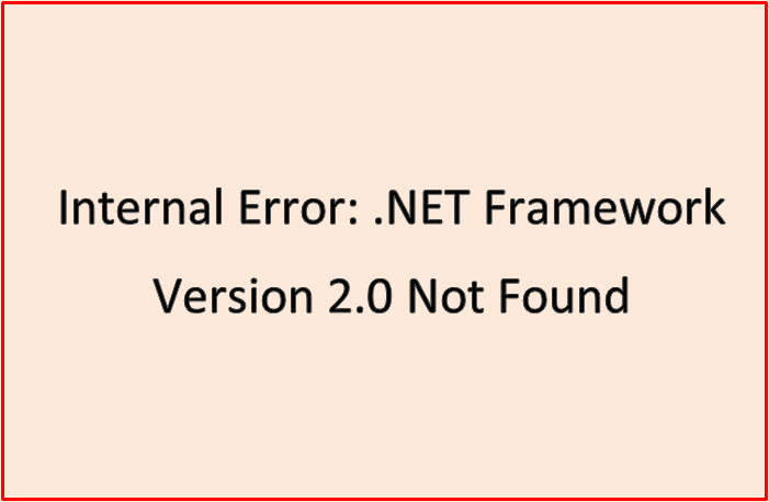 Internal error null
