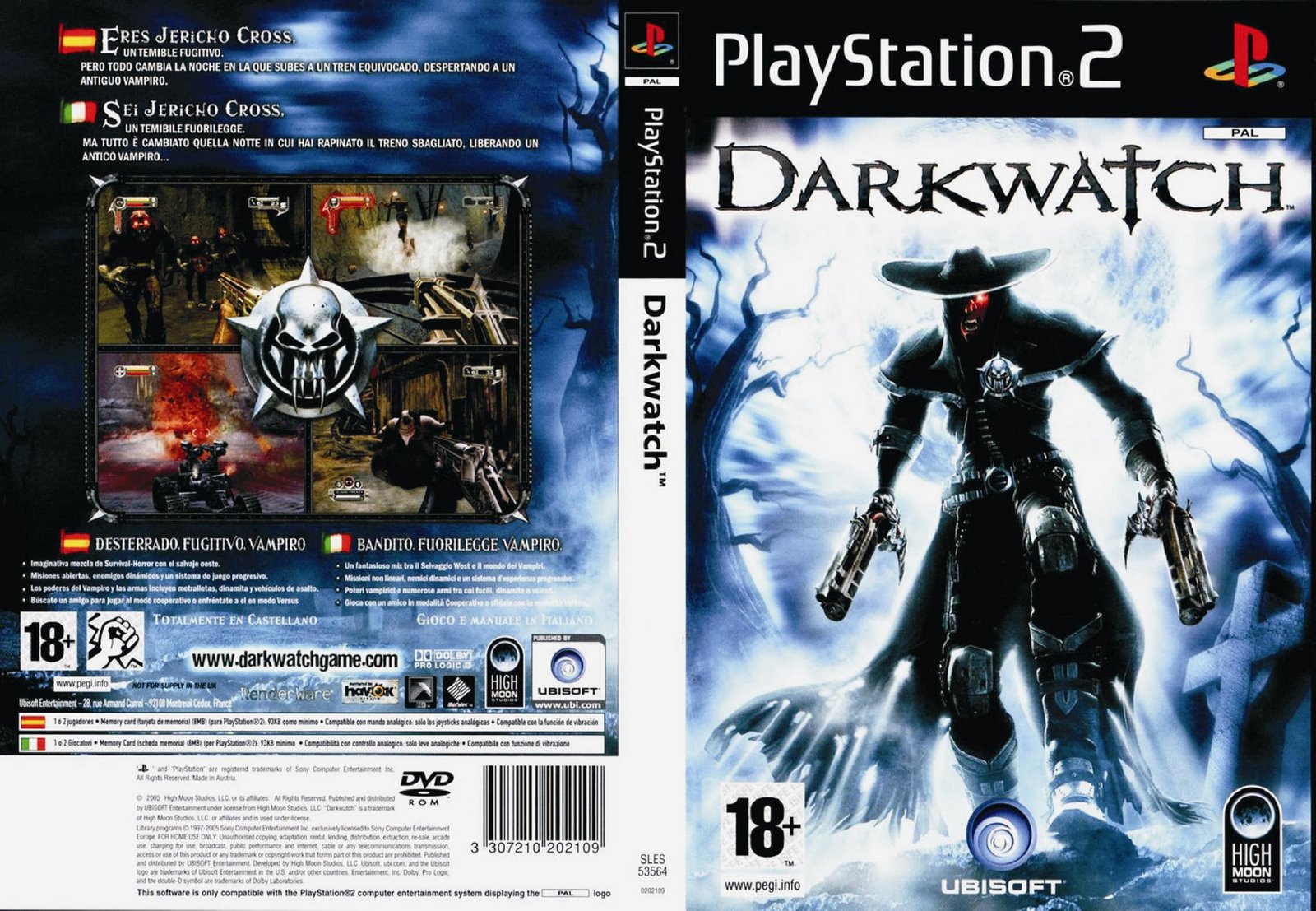 Baixar DarkWatch - PT-BR V1.1 PS2 O jogo mistura os gêneros de