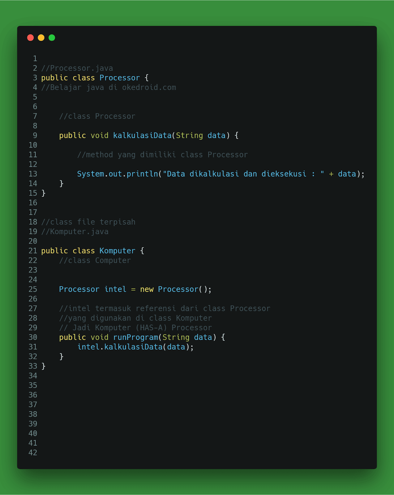 Belajar Mengenal Korelasi Is-A Dan Has-A Di Kegiatan Java - Java Media Kita