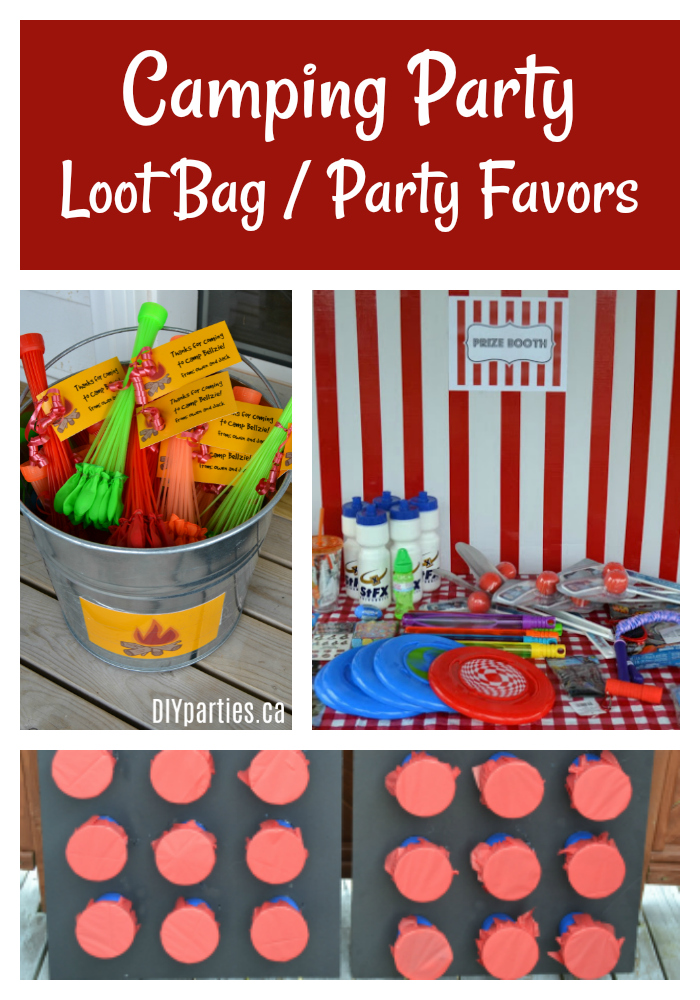 DIY Parties Camping Party Loot Bag