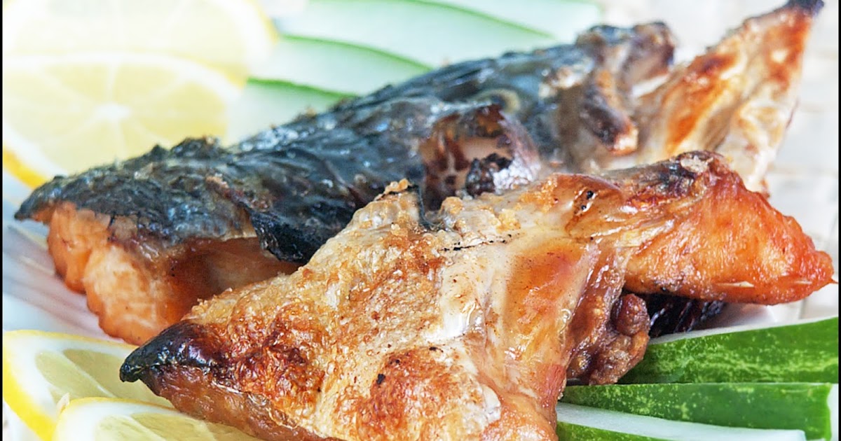 KitchenTigress SaltGrilled Salmon Head