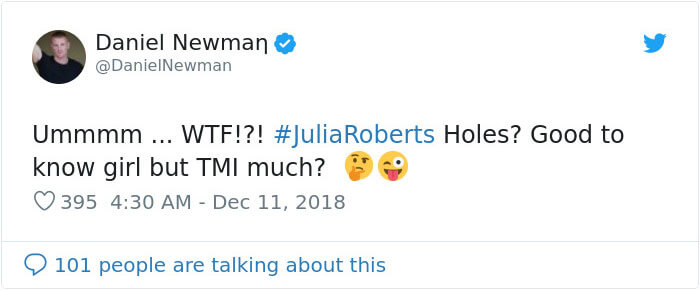Newspaper Made An Awkward Typo On Julia Roberts' Headline, And The Internet Reacted Hilariously Newspaper Made An Awkward Typo On Julia Roberts' Headline, And The Internet Reacted Hilariously