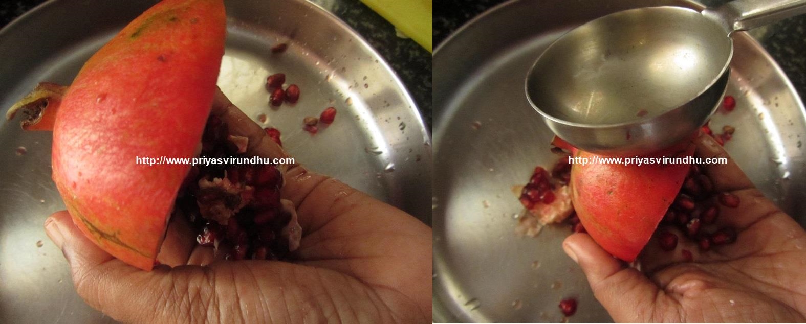 Priya's Virundhu Pomegranate Juice Recipe/How to make Pomegranate