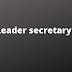 Leader secretary 