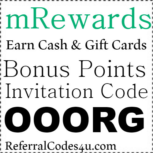 mRewards App Referral Code, Invite Code, Sign Up Bonus and Reviews 2023-2024