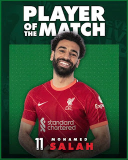 محمد صلاح يفوز بجائزة أفضل لاعب في الدوري الإنجليزي الممتاز فى مباراة واتفورد