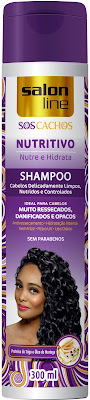 SHAMPOO SOS CACHOS NUTRITIVO 300ML shampoo salon line cachos