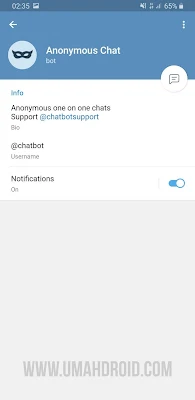 Bot Telegram Anonymous Chat