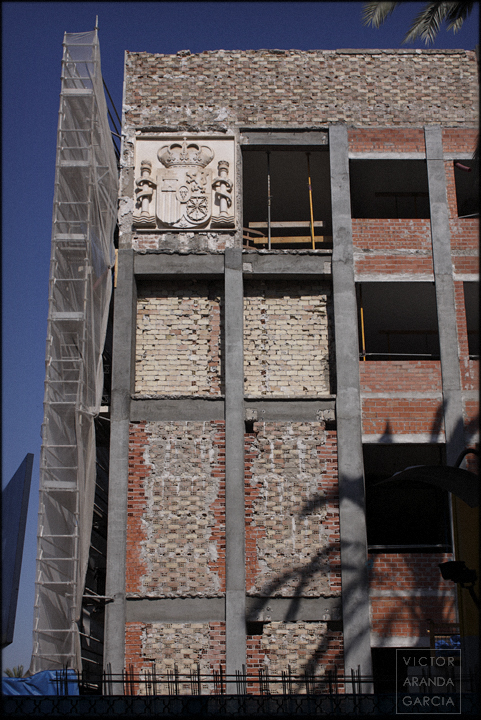 Delegación del Gobierno en Murcia fotografía, escudo, España, crisis, Murcia, arriba_extraña, edificio, arquitectura