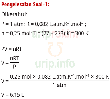 Rumus Volume Pada Keadaan Stp