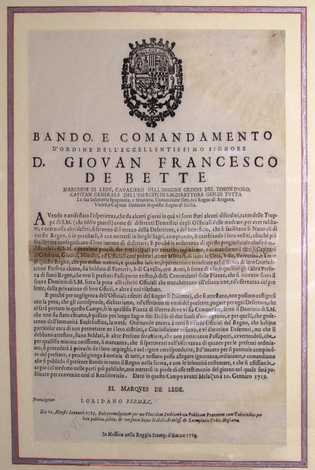 L'Assedio di Milazzo del 1718/19 2017