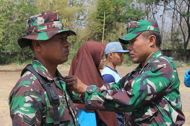 Danramil 01/Sragen Buka Upacara Latihan Ketarunaan