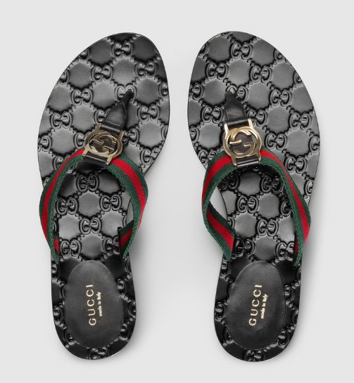 price of gucci flip flops