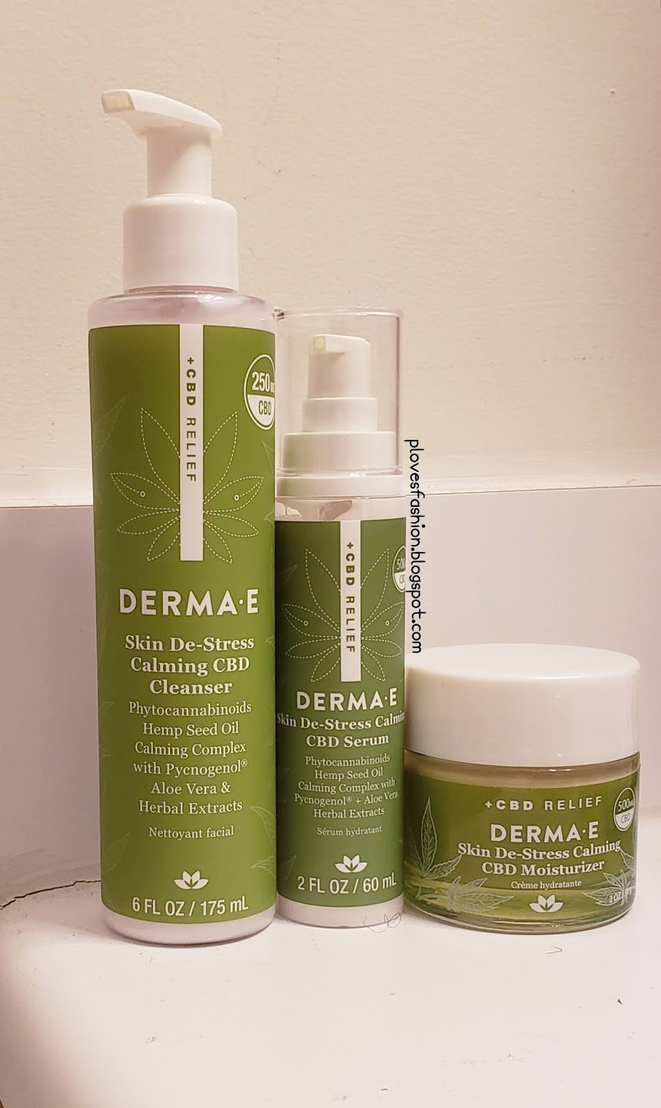 Beauty and More by Pilar Derma E DeStress Calming CBD Skincare