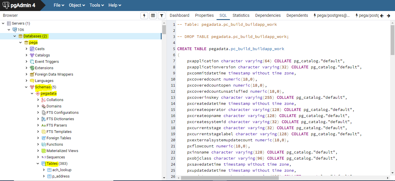 Pega Learnings How to map a class to a table in Pega