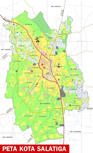 Gambar Peta Kota Salatiga