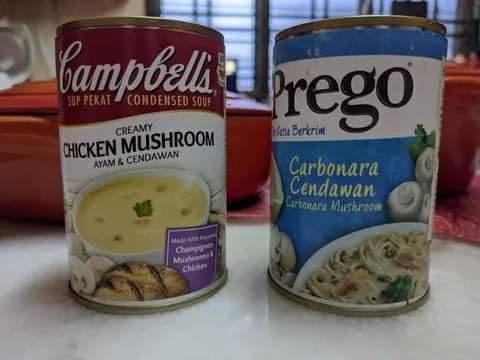 Resepi Spaghetti Prego Cendawan  Spaghetti carbonara ialah pasta yang