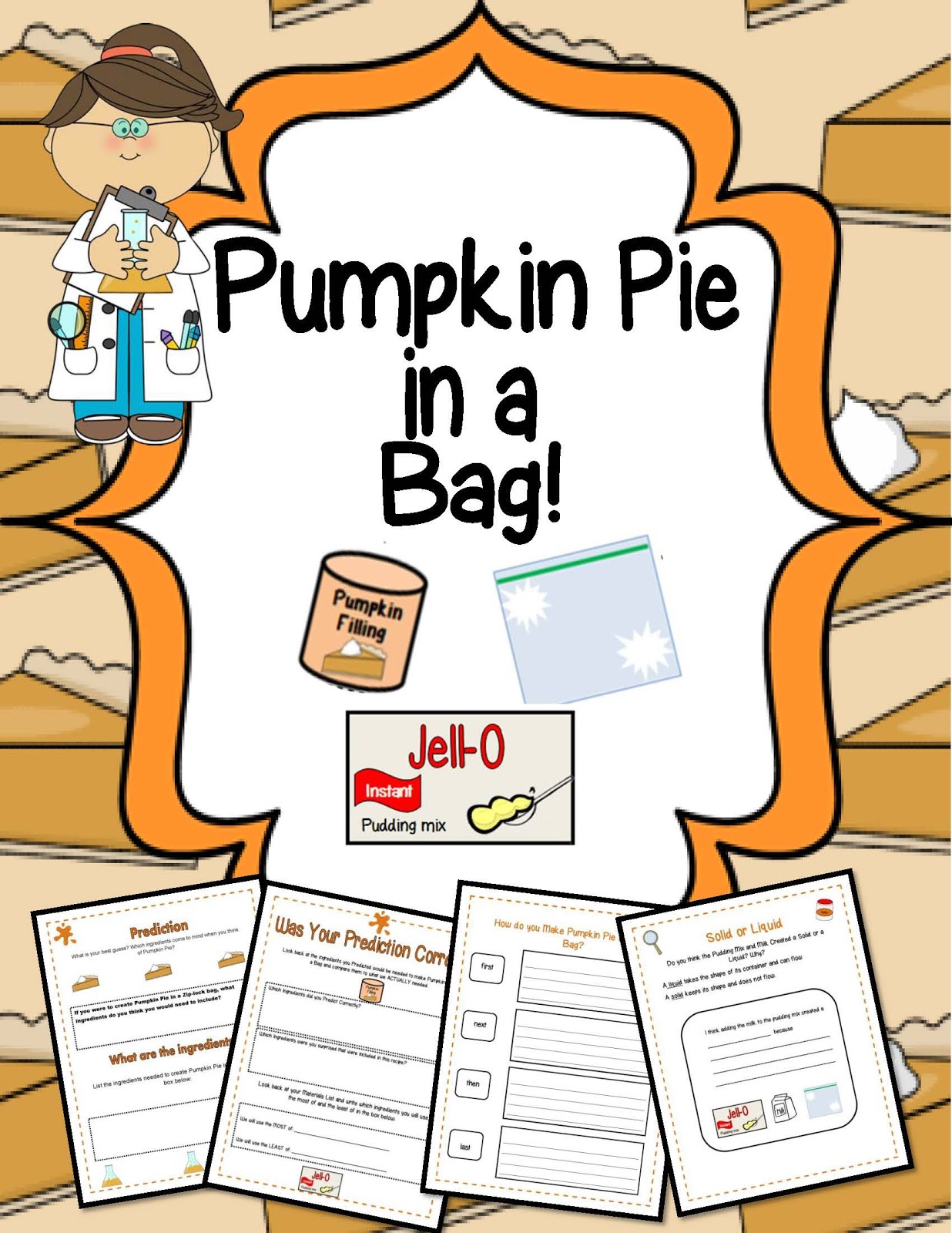 Little Miss Middle School Thanksgiving Science Activity 