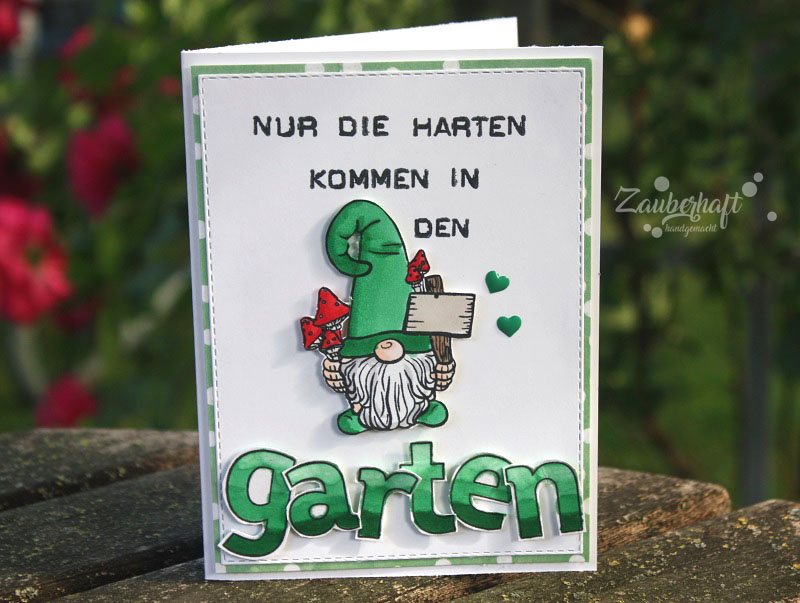 Nur Die Harten Kommen In Den Garten Sido zauberhaft-handgemacht.blogspot.com