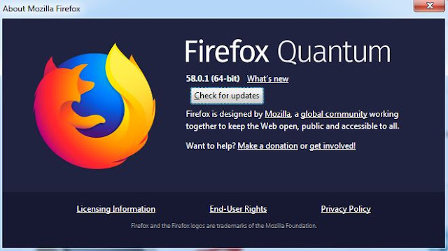 current version of firefox 64 bit