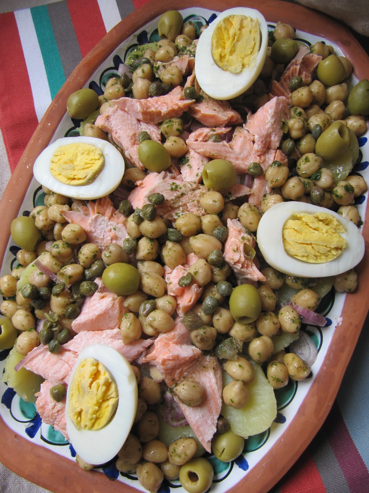La cuisine d'ici et d'ISCA Salade de pommes de terre à la portugaise