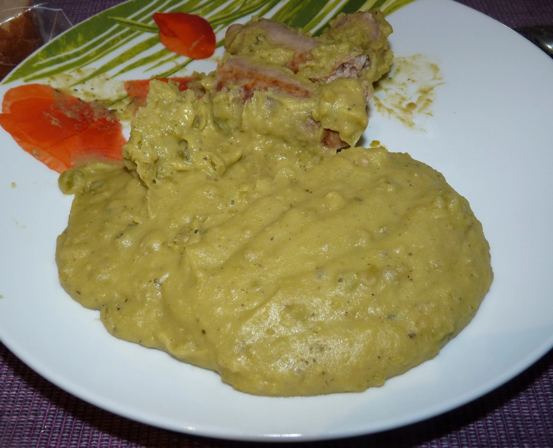 Purée Pois cassés Saucisse Cookéo+