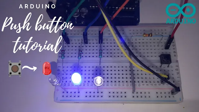 Arduino push button led tutorial