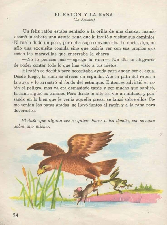 BIBLIOTECA LA CANDELARIA EL RATON Y LA RANA (La Fontaine) BIBLIOTECA LA CANDELARIA EL RATON Y LA RANA (La Fontaine)