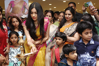 Actress Adah Sharma Launches Saree Niketan Showroom  0003