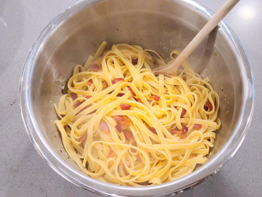 Test 107 Spaghetti alla Carbonara Bon Appétit...an American Test