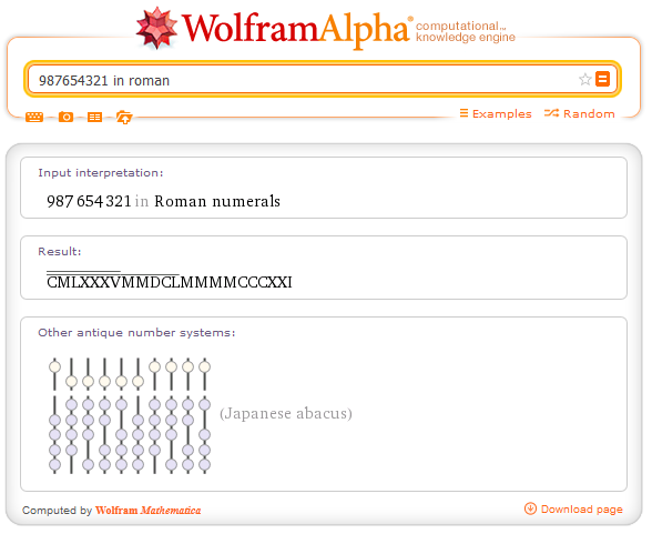 Wolfram Alpha En Espanol Conversor Numeros Romanos Online Con