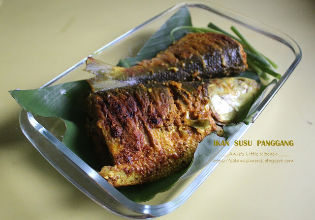 Ikan Susu Panggang Cecah Budu 