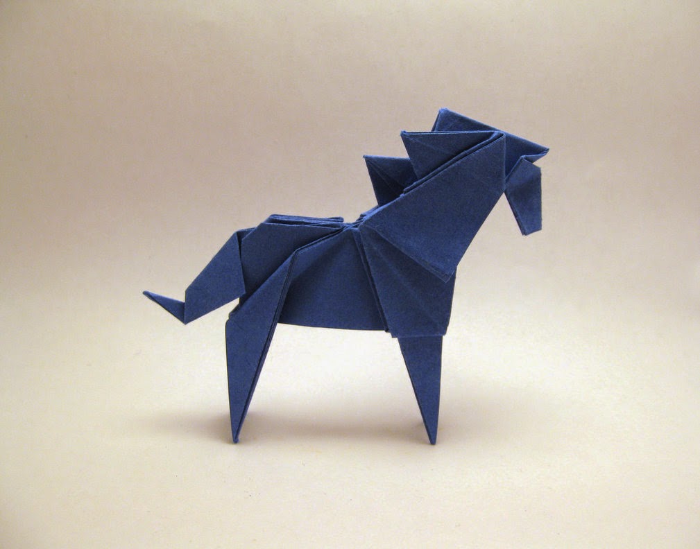 make origami horse ~ easy origami instructions for kids crafts