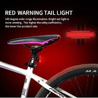Bicycle Rechargeable Waterproof Headlight Taillight Power Bank (5200 mAh)