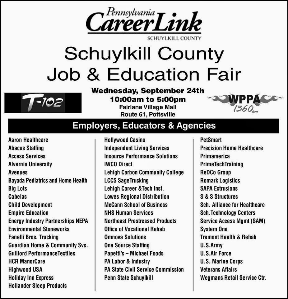 Job and Education Fair at the Fairlane Village Mall Wednesday