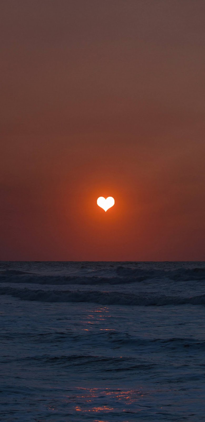 Sunset heart