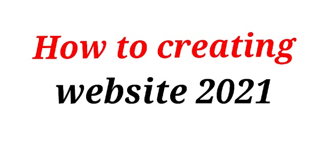 How to creating website 2021