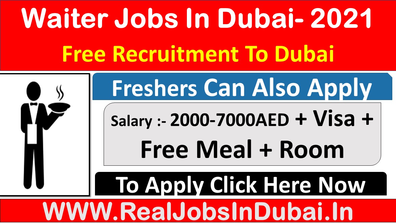 Waiter Jobs In Dubai UAE 2021