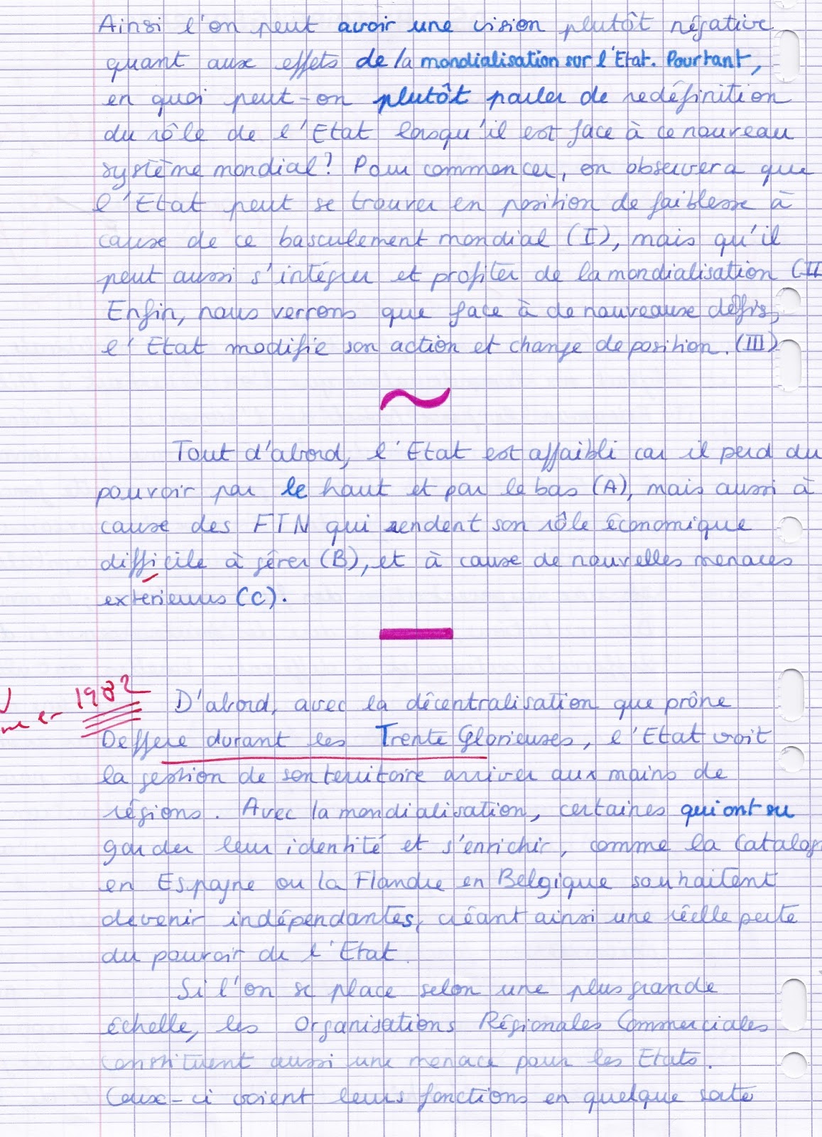 comment faire une dissertation de type 1 en histoire