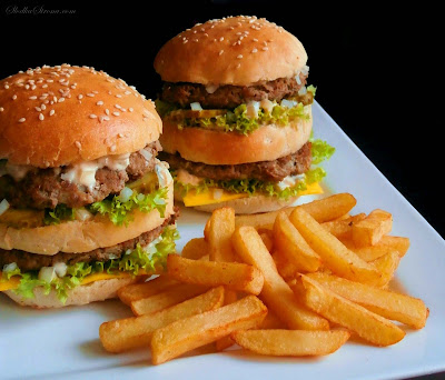 Domowy Big Mac - Przepis - Słodka Strona