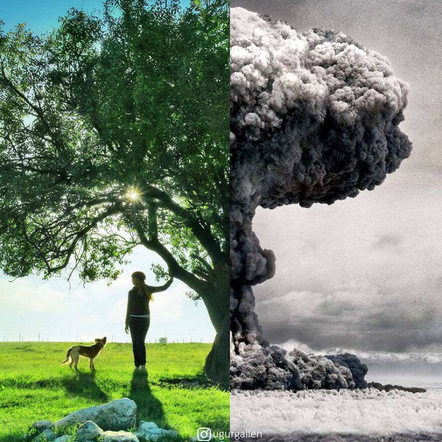 Powerful Pictures Show The Shocking Contrast Between The Two Worlds On Our Planet