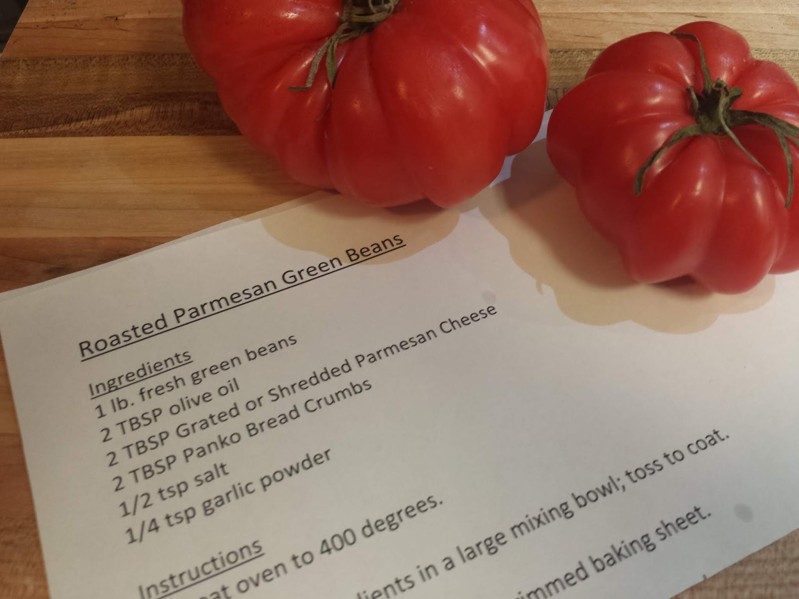 The Goat Roasted Green Beans with Parmesan and Panko