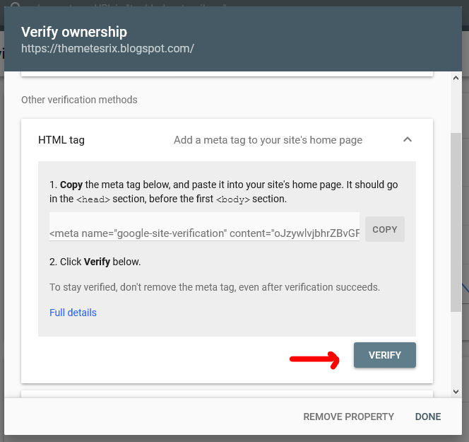 How to Verify Blogger on Google Search Console Tamil