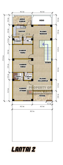 Featured image of post Rab Ruko 1 Lantai Desain rumah tropis sederhana 1 lantai