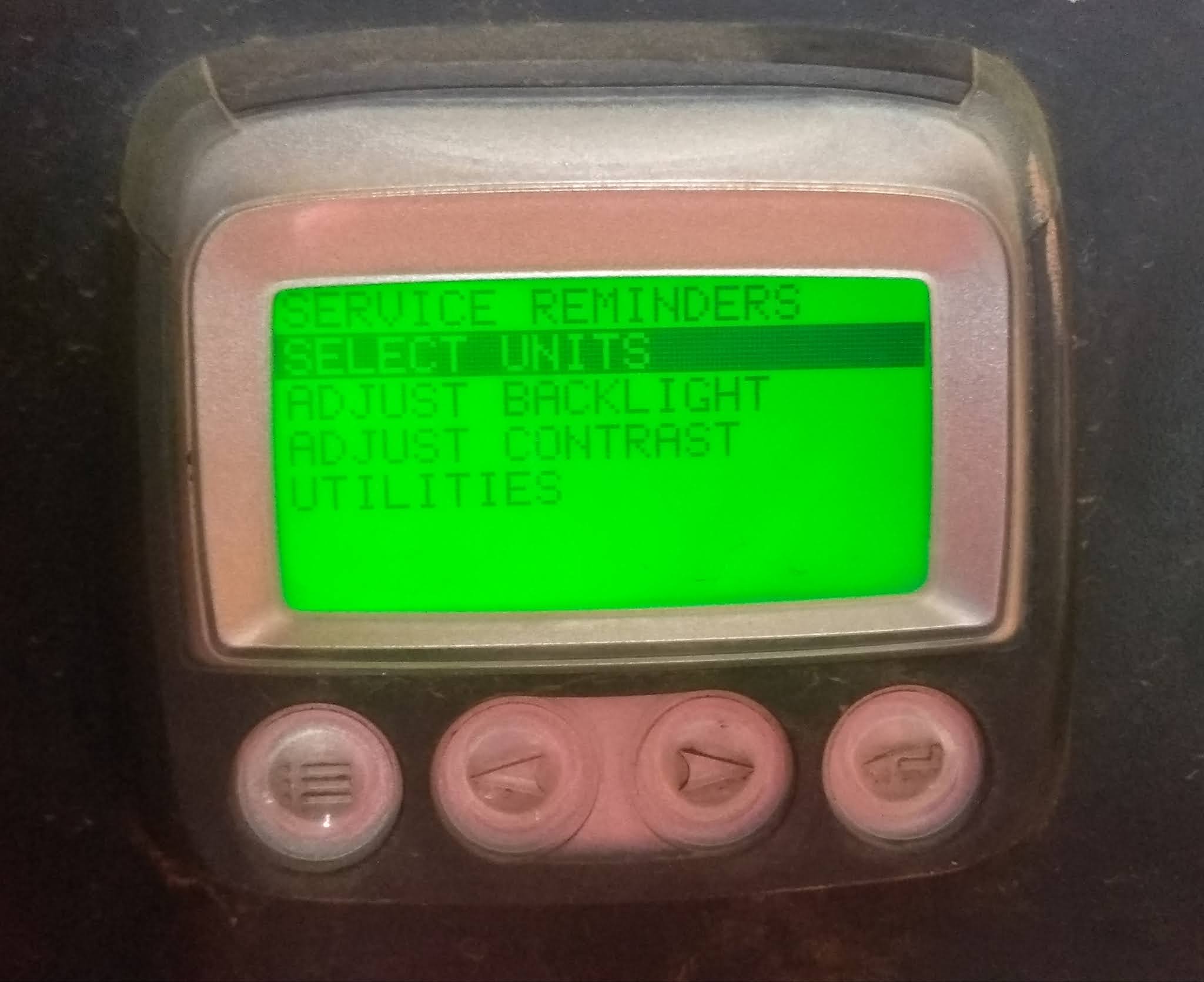 Change Units of Measure on CAT Messenger and Murphy PowerView Display