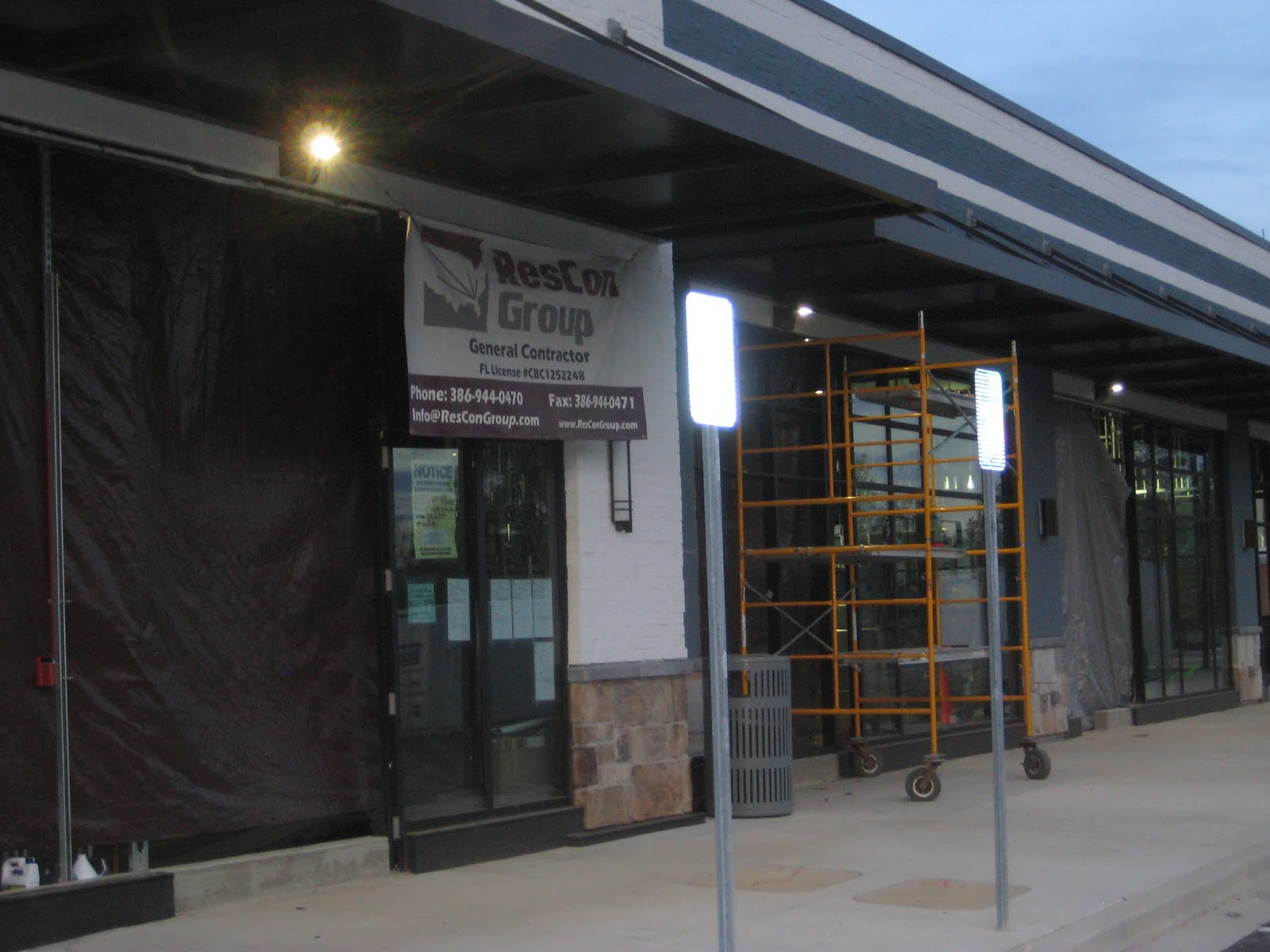 Rockville Nights Construction underway at Cooper's Hawk Winery