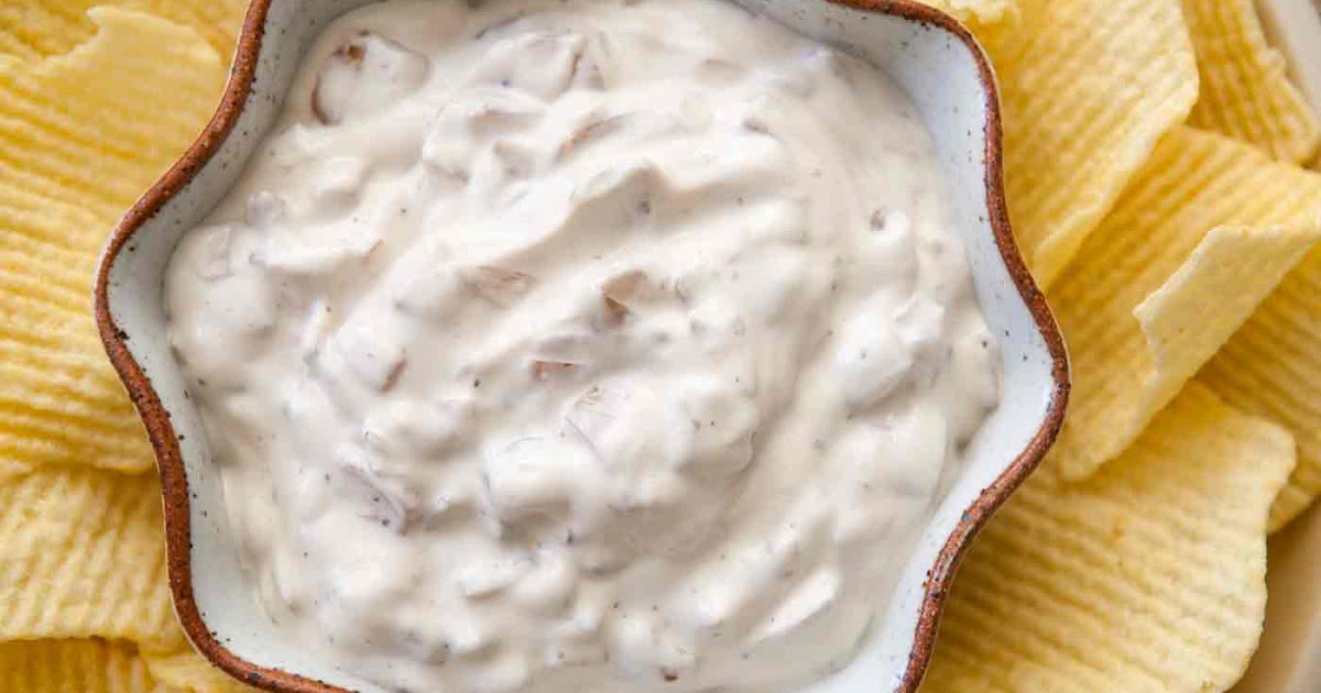 Onlineoma: Onion Dip (Zwiebel-Dip) super schnell